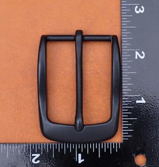 Cool Black Pin Single Prong Clip Buckle for DIY Leathercraft Belt Replacement