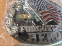 Belt Buckle Vietnam Veteran Forgotten Hero Cool Cast 1980s