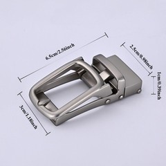 Men Alloy Automatic Buckle Casual Ratchet Belt Buckle 2.2-2.4cm Wide Belts Multi