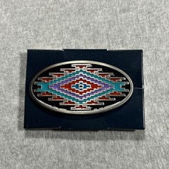 VTG 90s Southwestern Native American Style Belt Buckle – In Box