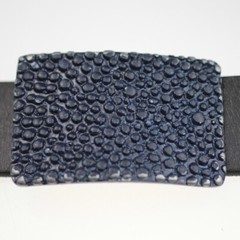 Studded belt buckle dark blue metal buckle removable buckle belt buckle