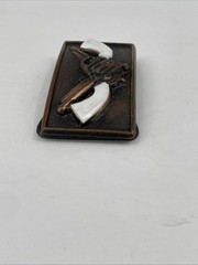 Copper Color Western 3&Prime; Belt Buckle Revolver Guns Rodeo Cowboy Cowgirl Unisex