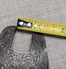 vintage MONTANA SILVERSMITHS belt buckle SILVER PLATE western HORSE engraved