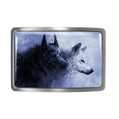 Wolf Pack Belt Buckle – Wild Animal Spirit Animal Rectangle Blet Buckle – 635