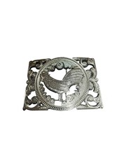 Rooster cowboy western Rodeo style belt buckle hebilla vaquero Con gallo