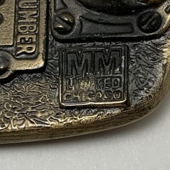 Schriners Scimitar Crescent and Star Camel Belt Buckle MM United Chicago 1983