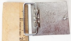 Vintage Lee Jeans L Initial Metal Belt Buckle Retro