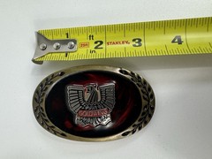 Vintage Honda Goldwing Motorcycle Brass Belt Buckle. Made In USA