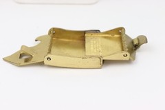 Collectible Timepiece « The Canon Buckle » Brass Belt Buckle Pat Pend California
