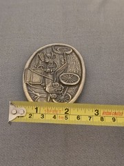 Antique Car Belt Buckle Avon Vintage Model T Brass Look Automobile Vehicle