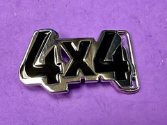 4X4 Four By Truck Drive Gear Block Letters Jeep Pickup Cutout Belt Buckle