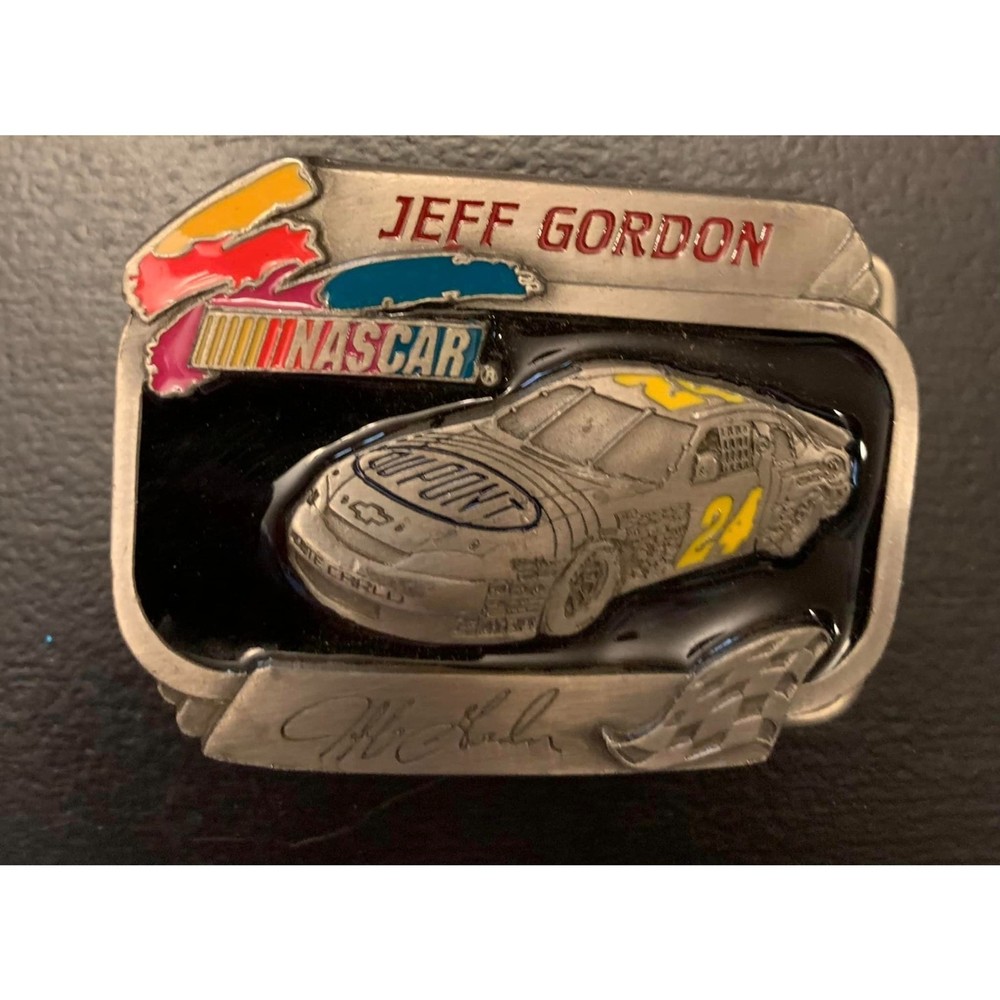 Jeff Gordon Nascar American Legends No.22 Limited Ed 2686 Belt Buckle 1995 EUC