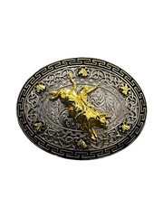 Rodeo Bull Rider Western Cowboy Style buckle Hebilla Vaquera Con Jinete