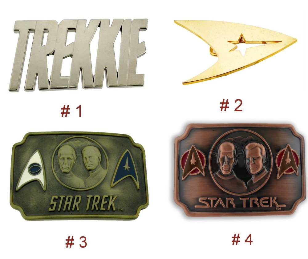 Star Trek Belt Buckle Officially Licensed Halloween Costume Uniform Badge Unisex