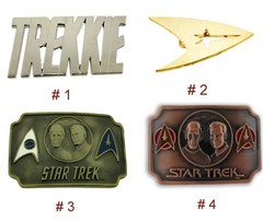Star Trek Belt Buckle Officially Licensed Halloween Costume Uniform Badge Unisex