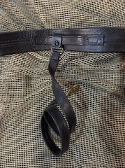 Vtg US Navy Officers Sword Belt And Buckle W/ Hangers Size 34 NS Meyer New York