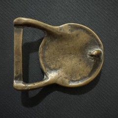 Tech Ether Guild Banshee Brass Pharaoh Solid Brass 1970s Vintage Belt Buckle