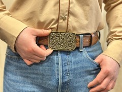 WESTERN BUCKLE COWBOY COWGIRL RODEO BELT BUCKLE FOR BELT STRAP 1-1/2&Prime;