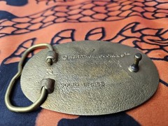 High Iron 1984 Diesel Locomotive Belt Buckle