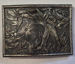 Lewis Buckle Co Inc Gandalf LOTR Metal Brass Belt Buckle Vintage 1975