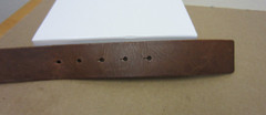 Vintage 90’s 91 Armani Exchange Double Head Eagle Buckle Leather Belt Fits 36