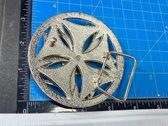 Jamaica Jamaican Flag Spinner Wheel Rim Round Moving NOS Belt Buckle
