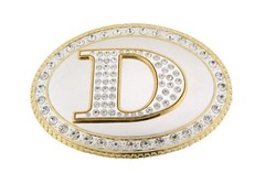 New Men Women Initial Letter D Belt Buckle Western Cowgirl Cowboy Rodeo Fashion
