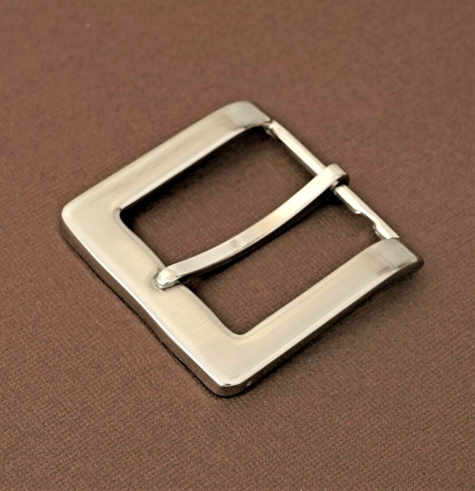 New 1 1/2&Prime; pin buckle(#56) man/women brushed nickel finish jean casual USA
