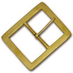 3&Prime; Square Solid Brass Heavy Buckle – (4&Prime; overall size, 3&Prime; inside opening)