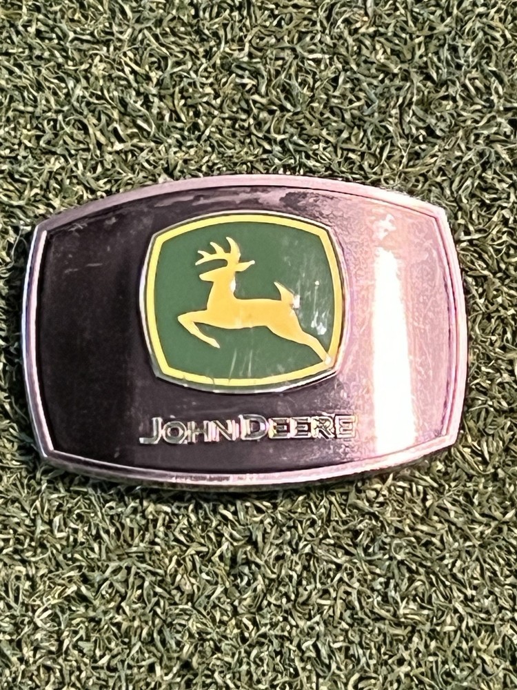 John Deere Enameled Belt Buckle Black/Green – Western Express Inc,