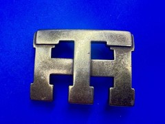 Tommy Hilfiger Monogram TH American Clothing Brand Apparel BrassTone Belt Buckle