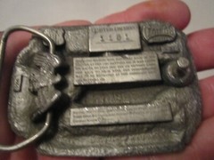 STERLING MARLIN NASCAR DAYTONA 500 BELT BUCKLE – GW-15