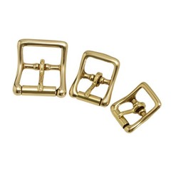 1Pc Solid Brass Buckle 3 Size for Belts Purses,Cinches Bags Leather Craft DIY