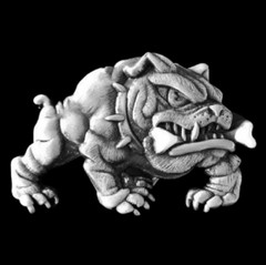 Bulldog House Animals Dogs Belt Buckle Chien Boucle De Ceinture
