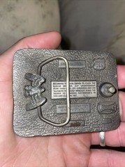 NASCAR Winston Cup Series Jeff Gordon 24 American Legends Foundry belt buckle