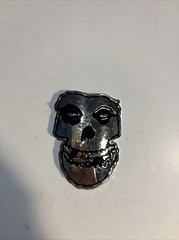 The Misfits Fiend Skull Metallic Belt Buckle Official Punk