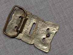 vintage 1970s belt buckle BOB western SOLID BRASS cowboy trucker NAMED