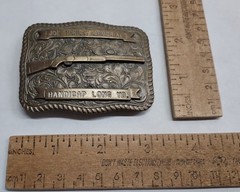 JOE HENLEY MEMORIAL – HANDICAP LONG YD. – shooting – BELT BUCKLE – listing #9558