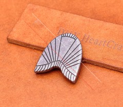 Inner 30MM Anqitue Silver Traditional Tribal Flower Leather Belt Buckle 3pcs Set