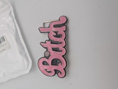 Belts Buckles Enameled Bitch Flat Rings Metal Pink Finish Zinc Alloy Fashion