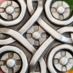 Celtic Knot Belt Buckle Shield Cross For 40mm Belt Pagan Norse Viking Gift Uk