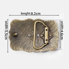 Women Belt Buckle Cowboy Texas Silver Boots Steampunk Style Size 2.5 X 3.5