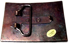 Vintage « Theres a ford in Your Future » Belt Buckle 1980s (3.5 X 2.5)