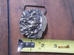 Vintage 1974 Rare Hard-to Find Rosie&rsquo;s Rattlesnake Remedy – Bergamot Belt Buckle