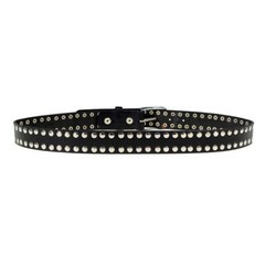 Milwaukee Leather MP7100 Men&rsquo;s Studded Genuine Leather Belt for Biker w/ Buckle