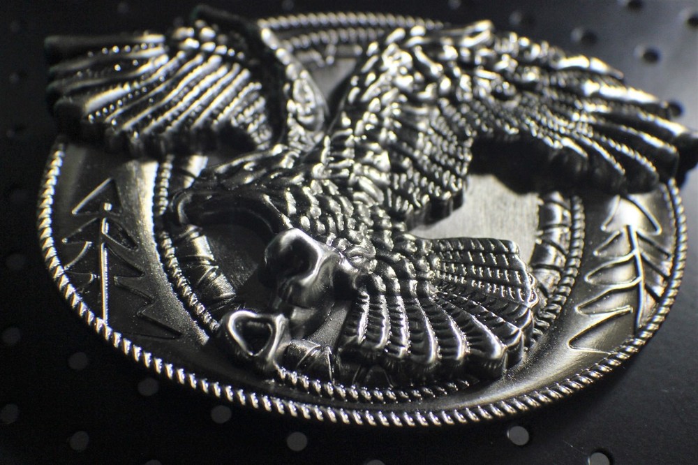 Classic Soaring EAGLE ` Full Metal BELT BUCKLE COUNTRY Western ** USA seller