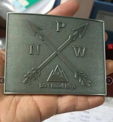 PNW Arrows Western Belt Buckle