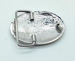 Fashion Men Women western classic Belt Buckle Silver Metal crystal rhinestones 8