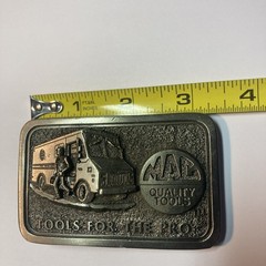 Pewter Belt Buckle Mac Pro Tools Limited Ed 3rd in Series fits 1.75&Prime; Belts