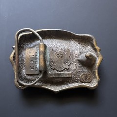 Bergamot Brass Works Golden Gate Bridge Belt Buckle Bronze Brass 1.5in #140